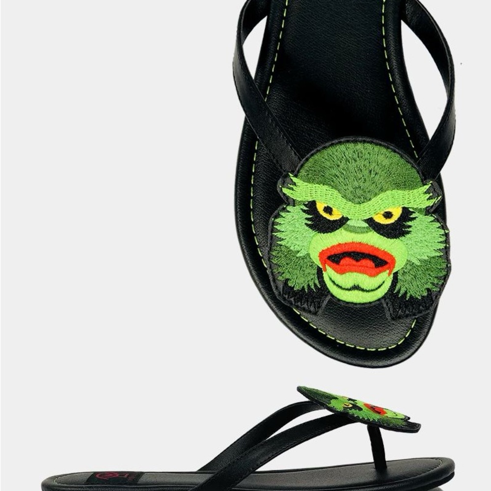 Strange Cvlt Creature Black Lagoon Betty Sandal Flip Flops